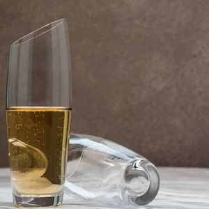 BOMSHBEE SLOANE FLUTE CHAMPAGNE GLASS S/4